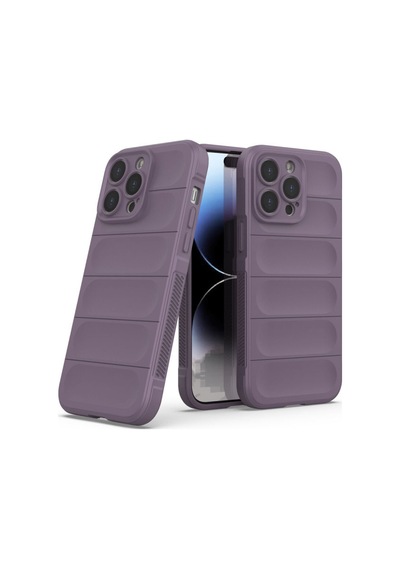iPhone Uyumlu 15 Pro Kılıf Optimum Silikon - Mor Çok Renkli