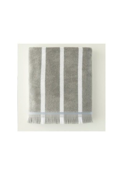Bella Maison %100 Pamuk Ella Banyo Havlusu Gri 90x150 Cm Gri 2