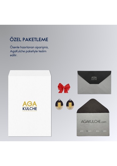 AgaKulche İAR 2 Gram (995) 24 Ayar Külçe Altın 2 Adet