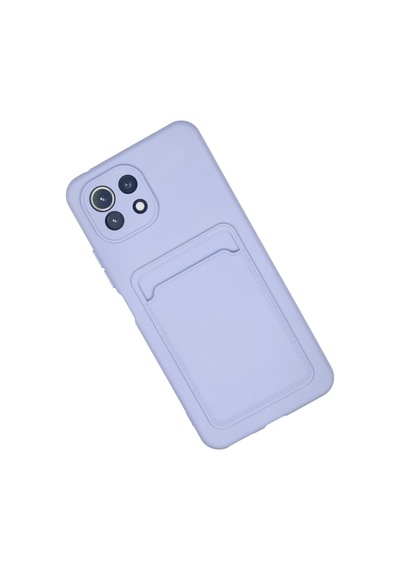 Zengemtx Newface Xiaomi Mi 11 Kılıf Kelvin Kartvizitli Silikon - Lila
