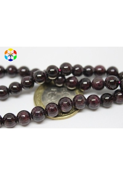 Lal (Granat) (Garnet) Taşı Dizi 7Mm