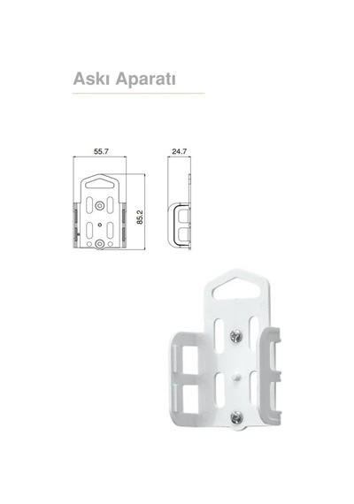 Viko 3'lü Topraklı Kablolu 2 Mt Anahtarlı 2 M
