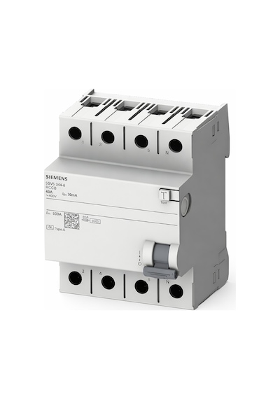Siemens 5sv5342-6 30ma 3x25a Kaçak Akım Koruma Rölesi A Tip