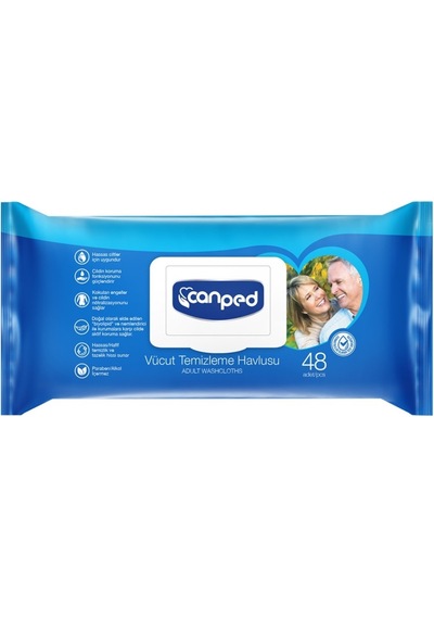 Canped Emici Külot Pants Hasta Yetişkin Bezi Large 14 Adet L