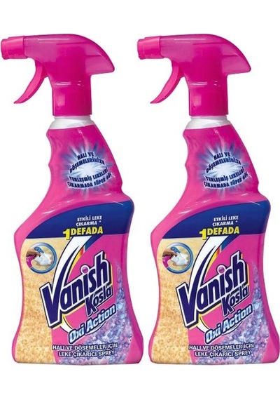 Vanish Kosla Oxi Action Halı ve Döşemeler İçin Leke Çıkarıcı Sprey 2 x 500 ML