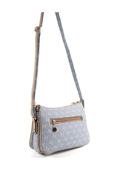 Silver Polo Sp818 Kadın Çapraz Çanta Monogram Mavi-ten