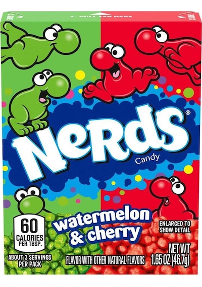 Nerds Karpuz Kiraz Mini Kıtır Şekerleme 46.7GR