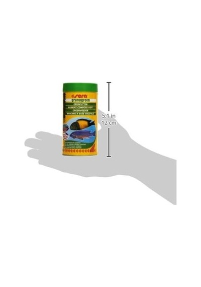Sera Granugreen Küçük Otobur Çikletler İçin Yeşil Yem 250 Ml 116 Gr