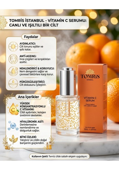 Vitamin C Serum Yüz Bakım Serumu 50 Ml