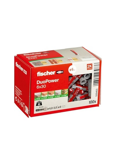 Duopower 6x30 Dübel 100 Adet Diğer