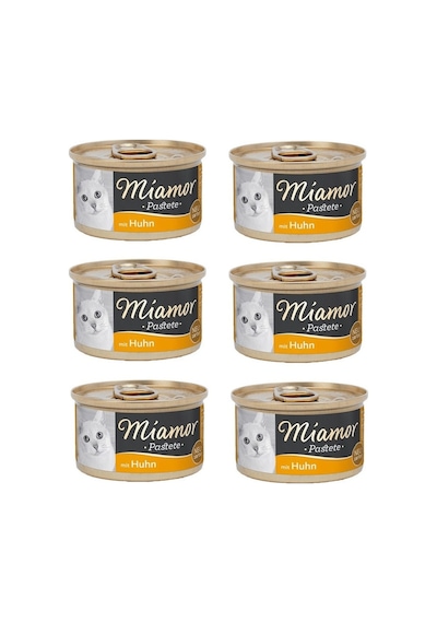 Miamor Pastete Tavuklu Konserve Yetişkin Kedi Maması 6 x 85 G