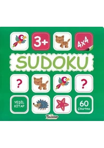 Sudoku 4x4 - Yeşil Kitap- Teleskop Popüler Bilim