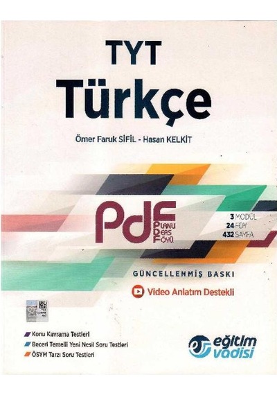 Eğitim Vadisi Tyt Pdf Türkçe Video Anlatım Destekli