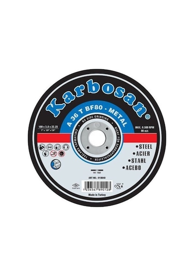 Metal Kesici Taş 115x3x22 -1 Adet