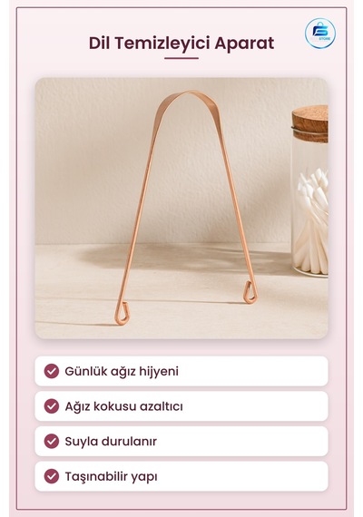Dil Temizleyici Aparat Ağız Kokusu Azaltıcı Hijyen Kazıyıcı Günlü