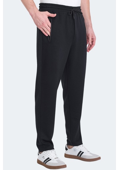 Slazenger Katar Erkek Cepli Siyah Eşofman Altı Siyah