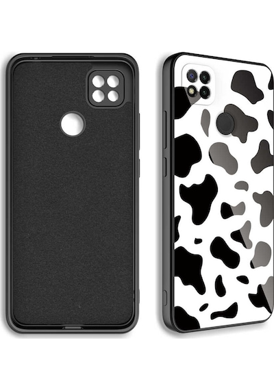 Nourthkiingdom Redmi 9c Kılıf Kamera Korumalı Desenli Sert Silikon Nrtk Epoksi Kapak - No5 NO5
