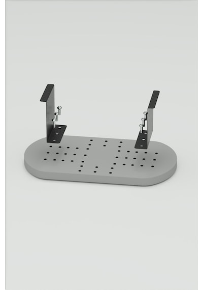 Zigon Sehpa Yan Sehpa Ayarlanabilir Tepsi Oval Dekoratif Modern Yatay Dikey Koltuk Sehpası Beyaz Beyaz