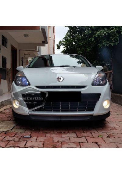 Renault Clio 3 2005-2013 Uyumlu Üniversal Astra H Lip Esnek Ön Lip 2 Parça Tampon Altı Dil Karlık Ön Ek 00 Şüscaroto Aksesuar