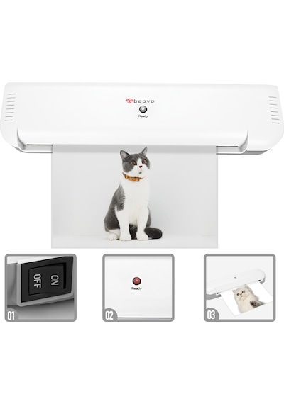 Baove OCW140 Laminasyon Makinesi - A4, A5, A6 - Pvc Laminasyon Kaplama