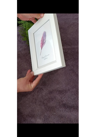 Fotoğraf Baskısı + Fotoğraf Çerçevesi - 15x21 Cm İç Ölçü - 19x25 Cm Dış Ölçü - Beyaz Renk