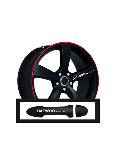 Daewoo İçin Özel Yeni Uyumlu Aksesuar Oto Kapı Kolu/jant Özel Yeni Sticker 10 Adet 10 1,5 Cm