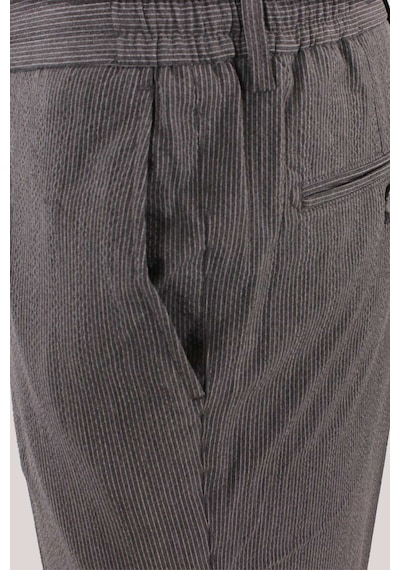 İgs Erkek Koyu Gri Bağcıklı Smart Casual Dynamic Fit Pantolon-26039