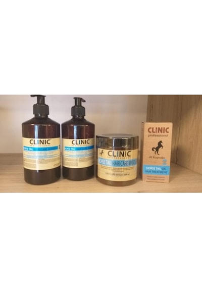 Clinic At Kuyrugu Şampuan 2 x 500 ML + Maske 500 ML + Serum 100 ML