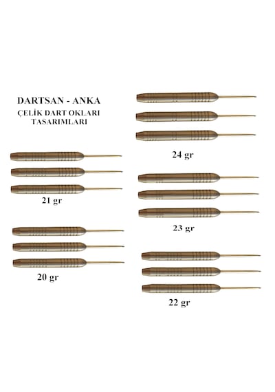 Anka Butik Dart Set Dab2448