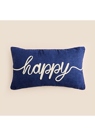 Soft Happy Kırlent - Lacivert - 30x50 Cm Çok Renkli