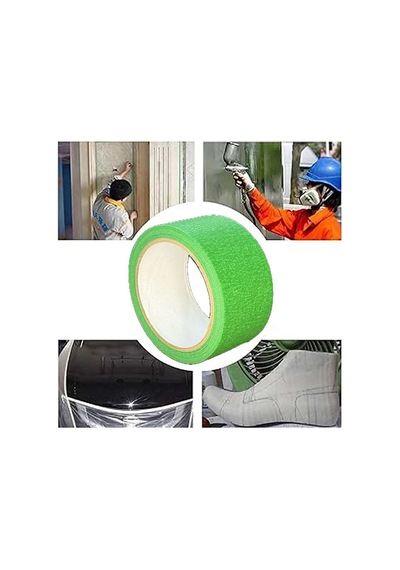 Renkli Maskeleme Kağıt Bant Boya Bandı 50mmx20mt Yeşil Bant Marketim