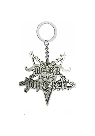 Dark Funeral Logo Figürlü Metal Anahtarlık Black Metal & Gotik Aksesuar
