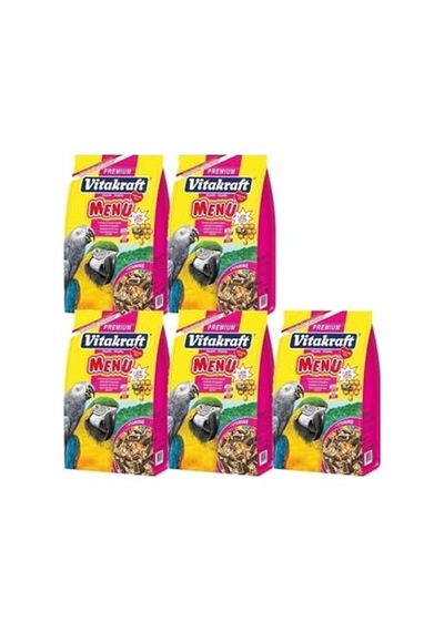 Vitakraft Papağan Yemi 5 Adet 1000 Gram 0.75 LT - 2.5 LT - 12 KG