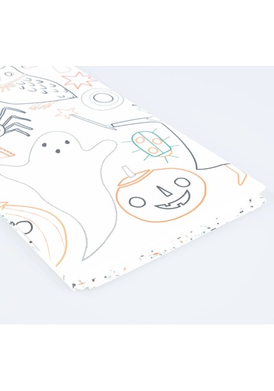 Meri Meri - Halloween Colour In Activity Tablecloth - Cadılar Bayramı Aktivite Masa Örtüsü