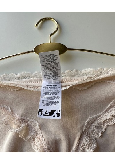 Arlet Kadın Pamuklu Rahat Günlük Kullanım Dantelli Slip/külot Li Krem