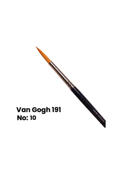 Van Gogh Sulu Boya Fırçası Yuvarlak Uçlu Seri 191 No 10