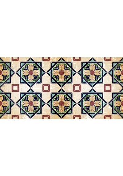 Yer Kaplama Zemin Kaplama Folyosu 65x130 Cm Ornament