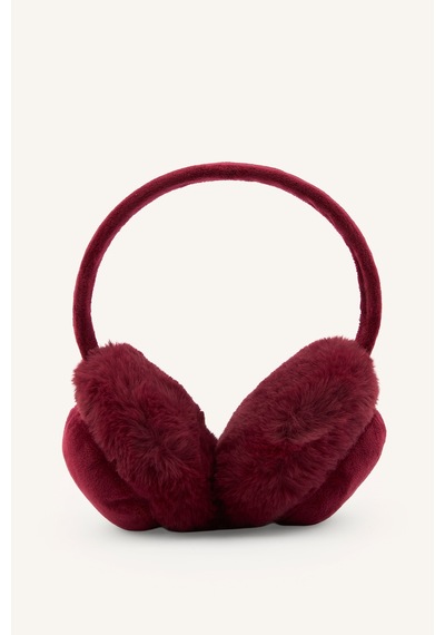 Defacto Peluş Kulaklık Erkek Çocuk I2684a826wnbr230 Bordo-br230