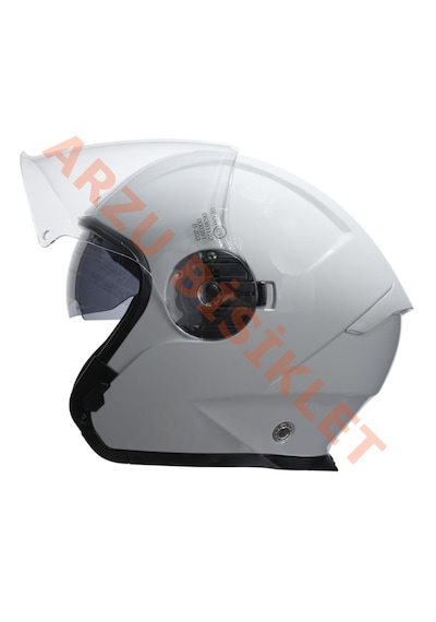 Beon- Çenesiz Vizörlü Yazlık Kask B203 Beyaz Xl Beyaz