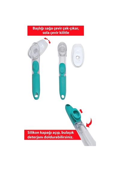 Smarter Deterjan Hazneli Bulaşık Süngeri + Sünger Yedek