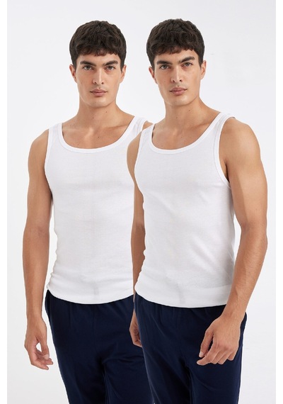 DeFacto Slim Fit Dar Kesim Ribana 2'li Atlet Y9056AZ24WNWT34