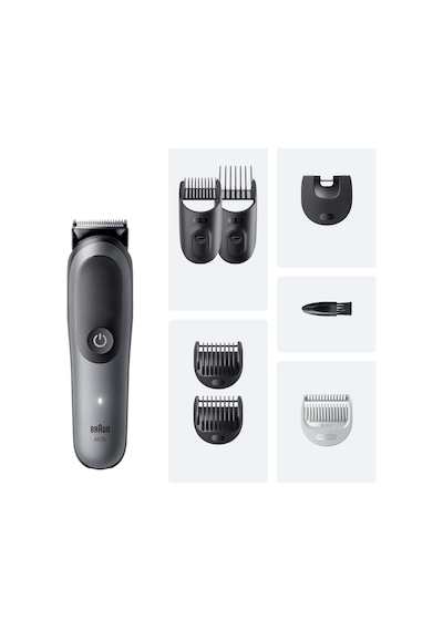 Braun Hepsi Bir Arada Series 5, 7 Si 1 Arada Tıraş Kiti, Keskin Bıçak, Vücut Tıraşı Aıo5520
