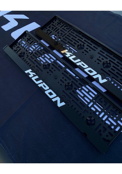 Kupon Plakalık 2'li Oto Araba Aksesuar 2 Adet Plakalık Universal