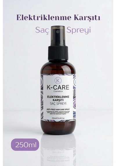 K K-care Cosmetics Elektriklenme Karşıtı Saç Spreyi 250 Ml