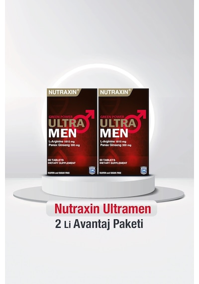Nutraxin Ultramen 60 Tablet X 2 Adet