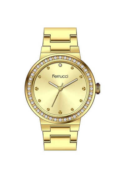 Ferrucci Fc 0724 03364m.4 640092 Kadın Kol Saati Metalik Gri