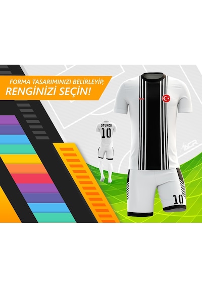 Acr Giyim Kişiye Özel Futbol Forması - Dizayn : Sütun