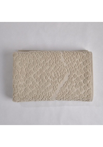 Velune Pamuk Banyo Havlusu Bej 90x150 Cm Çok Renkli