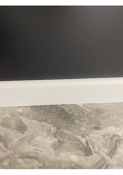 8 Cm Düz Suya Dayanıklı Boyanabilir Polimer Süpürgelik