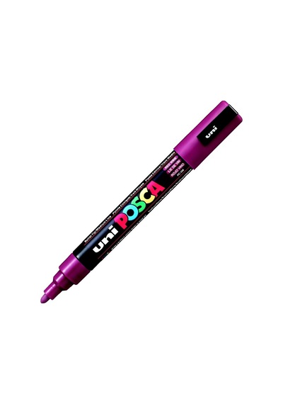 Uni-ball Posca 1.8-2.5 Su Bazlı Poster Markörü Ş.kırmızı Pc-5m Çok Renkli